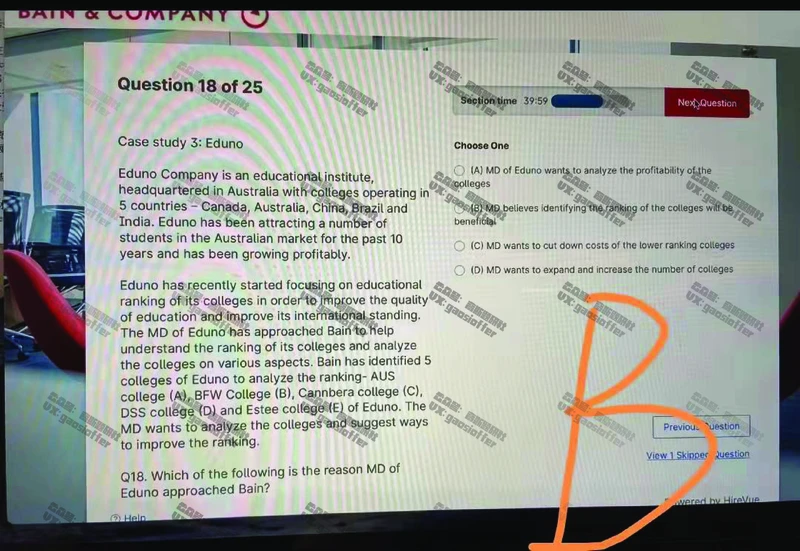 Bain贝恩CN&HKOT第3套(含答案)_2025春招题库汇总_咨询题库_2023咨询公司合集（7家）_2023贝恩Bain咨询_贝恩CN&HK（hirevue）