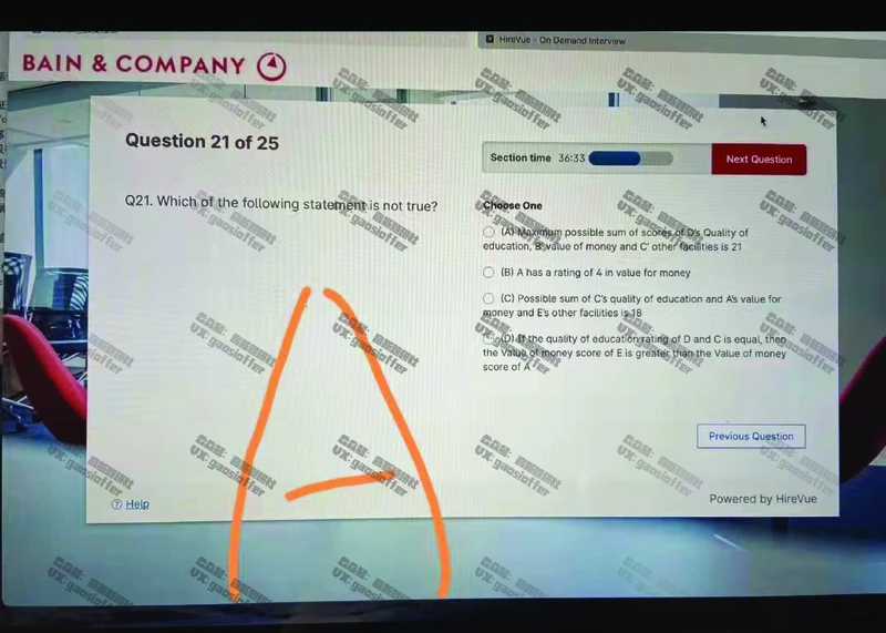 Bain贝恩CN&HKOT第3套(含答案)_2025春招题库汇总_咨询题库_2023咨询公司合集（7家）_2023贝恩Bain咨询_贝恩CN&HK（hirevue）