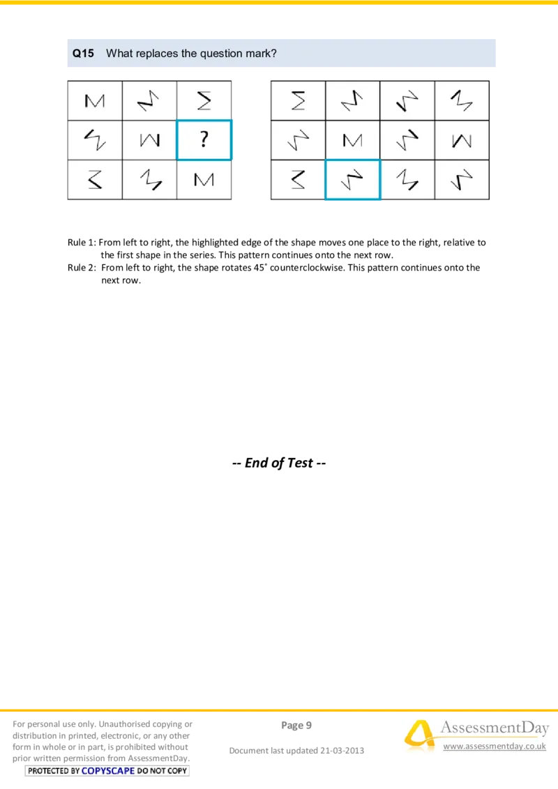 LogicalReasoningTest5-Solutions_2025春招题库汇总_八大题库-1_04八大汇总_信永中和_专业题综合知识-参考_英文题_LogicalReasoningTests