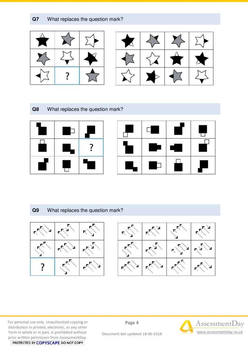 LogicalReasoningTest9-Questions_2025春招题库汇总_十大行测题库_2023年十大热门题库更新中_05、TalentQ汇总_TalentQ测试题（适合大多数外资银行以及其他企业）_LogicalReasoning