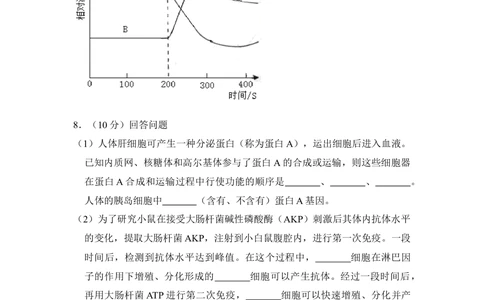 2011年高考生物试卷（新课标）（空白卷）_生物历年高考真题_新&middot;Word版2008-2025&middot;高考生物真题_生物（按省份分类）2008-2025_2008-2024&middot;（江西）生物高考真题