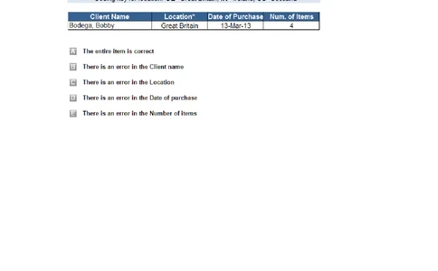 ErrorChecking#2完成_2025春招题库汇总_快消题库-1_快消汇总_2023金佰利最新题库（TalentQ）_TalentQ笔试题库_ErrorChecking