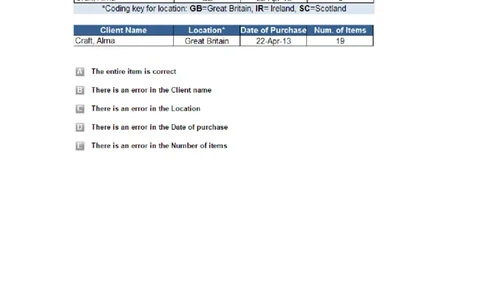 ErrorChecking#2完成_2025春招题库汇总_快消题库-1_快消汇总_2023金佰利最新题库（TalentQ）_TalentQ笔试题库_ErrorChecking