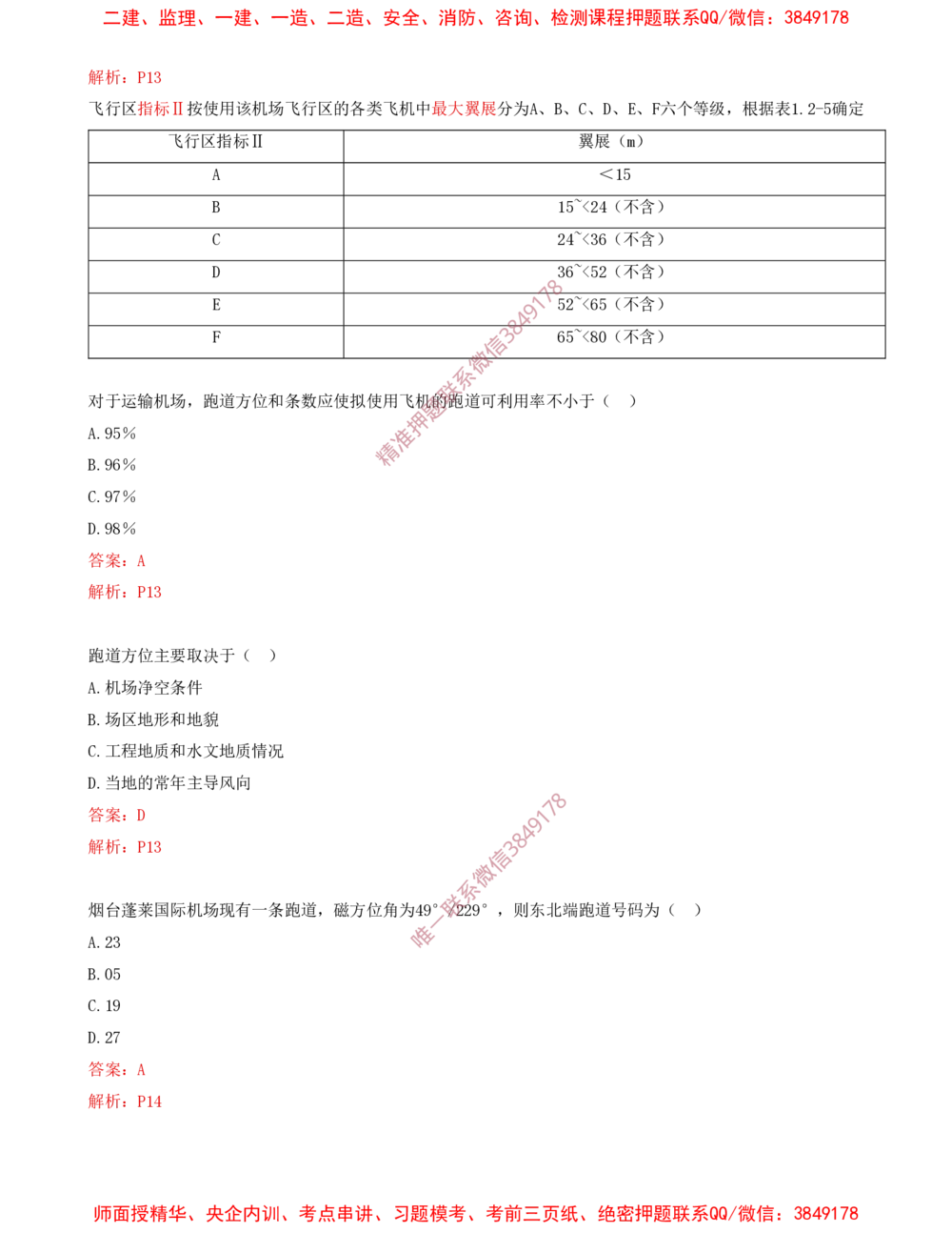 01.01-习题带练（一）_2026年一级建造师_2026年一建民航_2025年一建民航SVIP_03-习题精析✿实战特训✿模考通关_04-民航《习题带练班》高永志SMR
