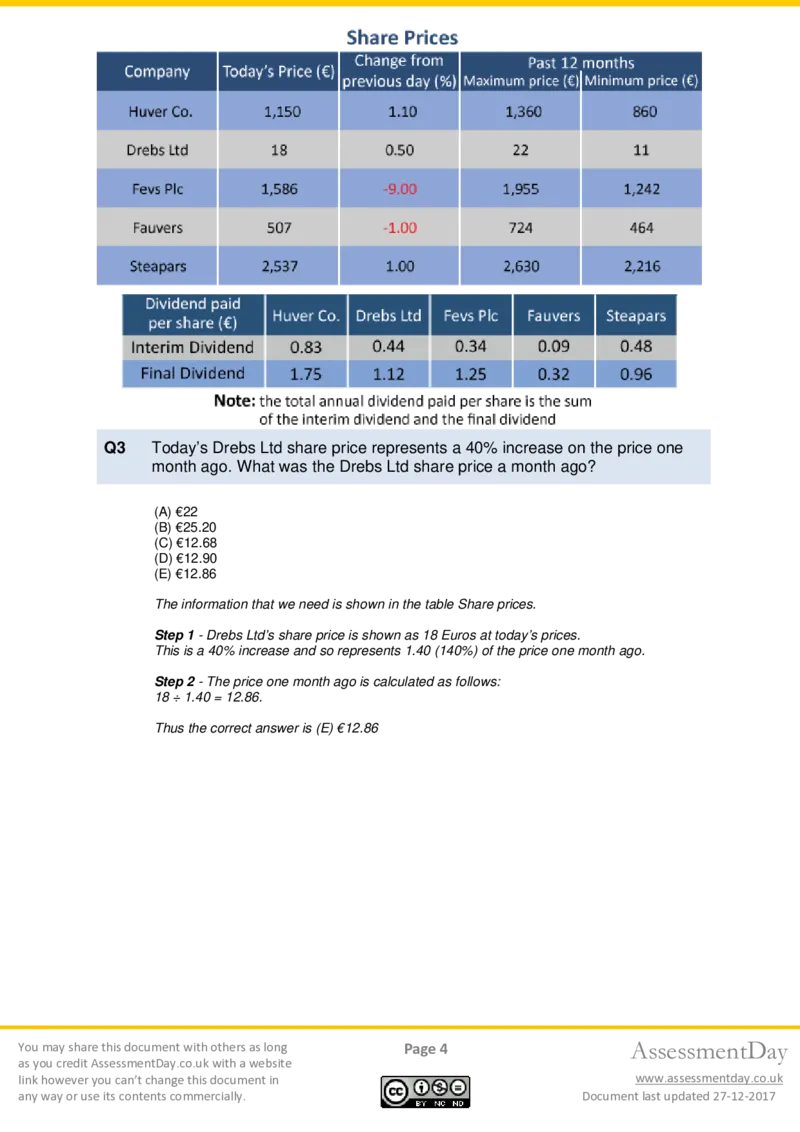 Numerical-Reasoning-Test1-Solutions_2025春招题库汇总_十大行测题库_2023年十大热门题库更新中_05、TalentQ汇总_TalentQ测试题（适合大多数外资银行以及其他企业）_NumericalReasoning