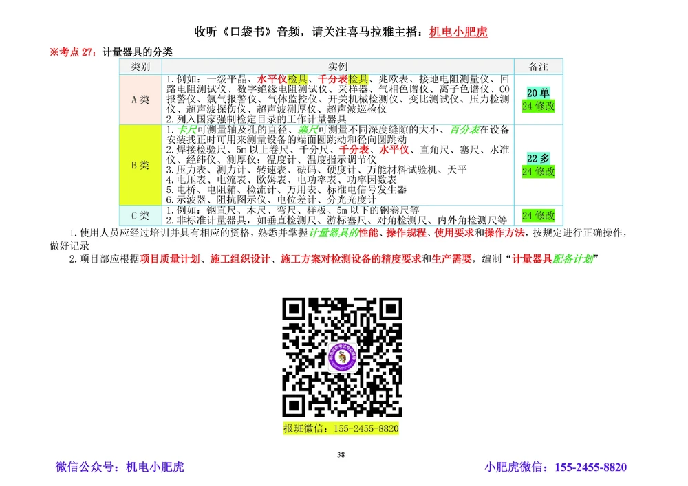 02讲-考前注意事项+懵考点_2026年一级建造师_2026年一建机电_2025年一建机电SVIP_04-冲刺串讲✿考点强化✿小灶集训_98-机电《答题技巧班》小肥虎SMR