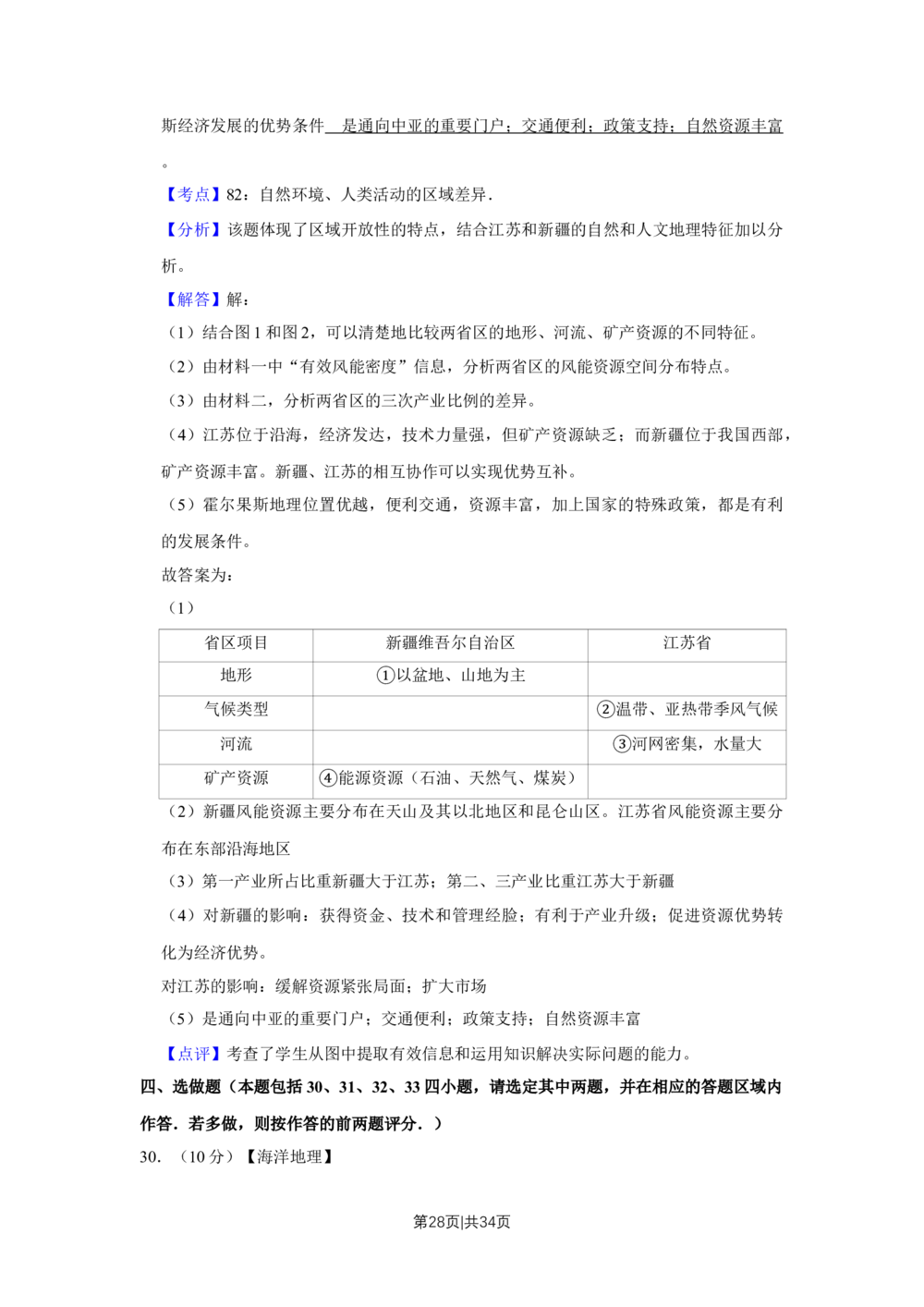 2011年高考地理试卷（江苏）（解析卷）_地理历年高考真题_新&middot;Word版2008-2025&middot;高考地理真题_地理（按试卷类型分类）2008-2025_自主命题卷&middot;地理（2008-2025）_江苏自主命题&middot;地理（2008-2025）