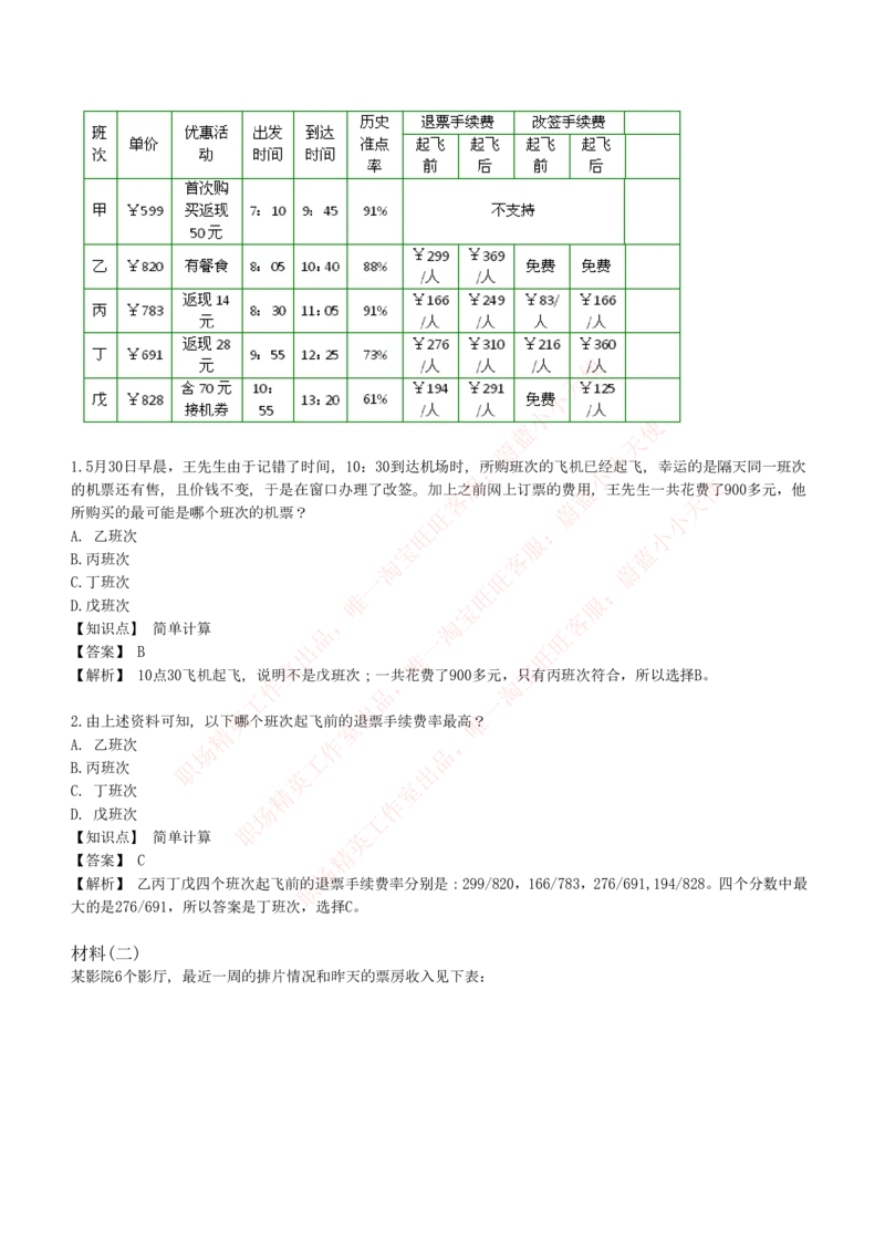 4-7-EPI综合能力题库----资料分析题库+解析_Password_Removed_2025春招题库汇总_国企题库_华能_4-华能集团2021招聘笔试最新练习题库(7份pdf)（EPI能力测试部分）