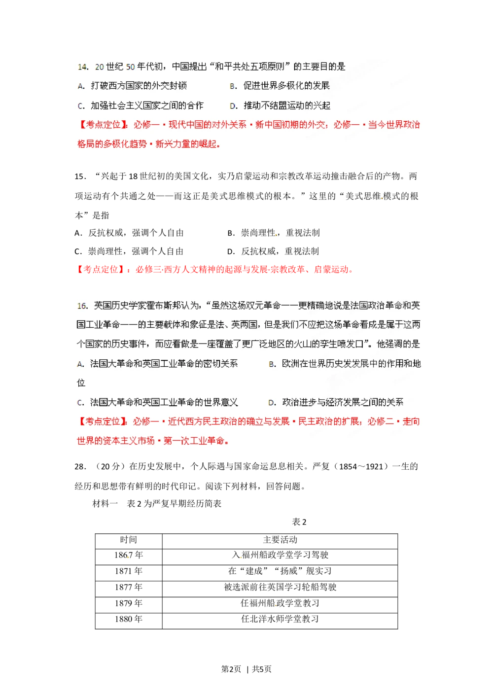 2012年高考历史试卷（山东）（空白卷）_历史历年高考真题_新&middot;Word版2008-2025&middot;高考历史真题_历史（按年份分类）2008-2025_2012&middot;历史高考真题