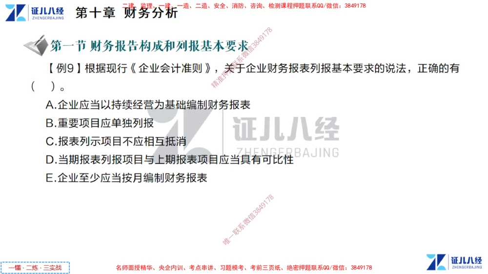 (5)--一建经济点题映射04-讲义_2026年一级建造师_2026年一建经济_2025年一建经济SVIP_03-习题精析✿实战特训✿模考通关_54-经济《点题映射班》张云芳ZBJ