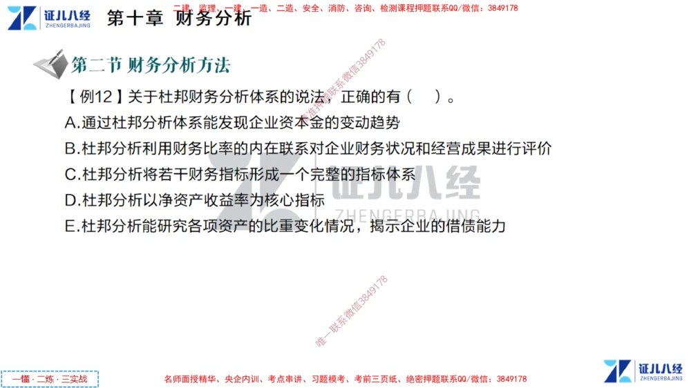 (5)--一建经济点题映射04-讲义_2026年一级建造师_2026年一建经济_2025年一建经济SVIP_03-习题精析✿实战特训✿模考通关_54-经济《点题映射班》张云芳ZBJ