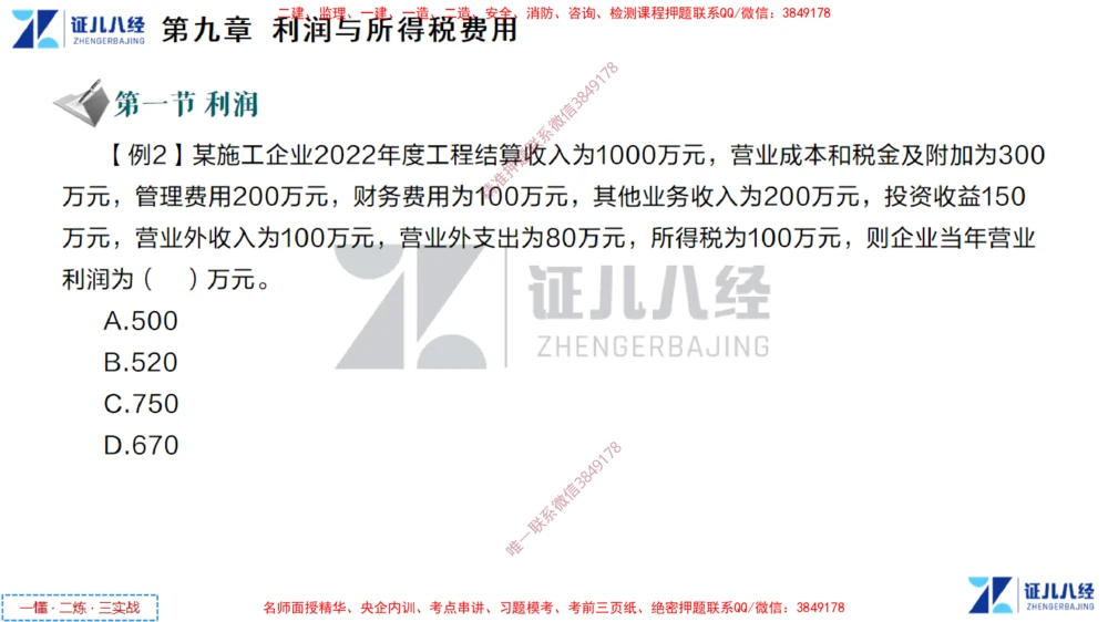 (5)--一建经济点题映射04-讲义_2026年一级建造师_2026年一建经济_2025年一建经济SVIP_03-习题精析✿实战特训✿模考通关_54-经济《点题映射班》张云芳ZBJ