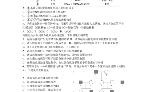 2011年高考生物试卷（广东）（空白卷）_生物历年高考真题_新&middot;PDF版2008-2025&middot;高考生物真题_生物（按试卷类型分类）2008-2025_自主命题卷&middot;生物（2008-2025）