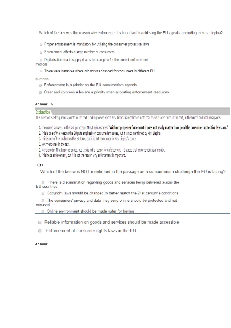 ElementsVerbalTest#3,Question_2025春招题库汇总_快消题库-1_快消汇总_2023金佰利最新题库（TalentQ）_TalentQ笔试题库_ElementsVerbal