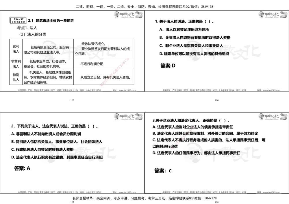 01.一建法规集训_2026年一建法规_2025年一建法规SVIP_04-冲刺串讲✿考点强化✿小灶集训_57-法规《名师集训班》文玉ZJ_课程讲义