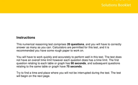 NumericalCriticalReasoningTest1-Solutions_2025春招题库汇总_十大行测题库_2023年十大热门题库更新中_05、TalentQ汇总_TalentQ测试题（适合大多数外资银行以及其他企业）_NumericalReasoning