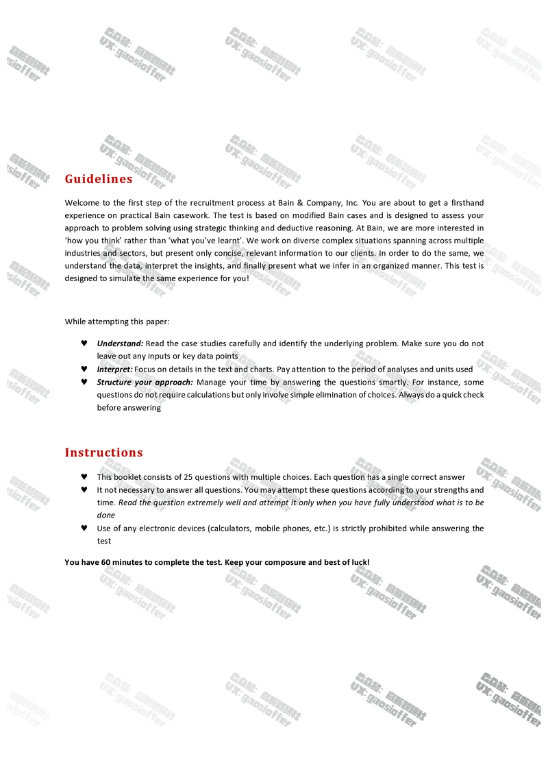Bain贝恩CN&HKOT第2套(含答案)_2025春招题库汇总_咨询题库_2023咨询公司合集（7家）_2023贝恩Bain咨询_贝恩CN&HK（hirevue）