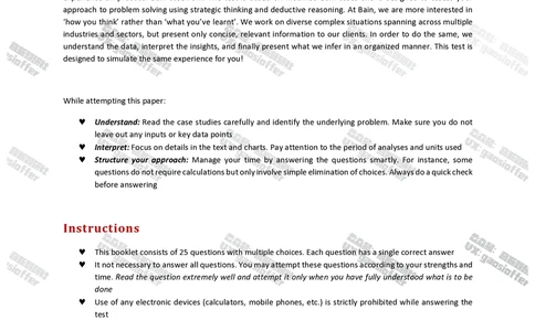 Bain贝恩CN&HKOT第2套(含答案)_2025春招题库汇总_咨询题库_2023咨询公司合集（7家）_2023贝恩Bain咨询_贝恩CN&HK（hirevue）