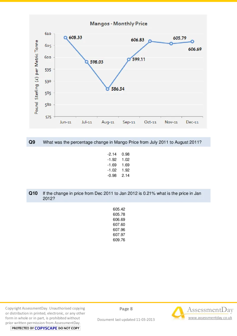 NumericalCriticalReasoningTest2-Questions_2025春招题库汇总_十大行测题库_2023年十大热门题库更新中_05、TalentQ汇总_TalentQ笔试题库中文_TalentQ（图文版-参考）_NumericalReasoning