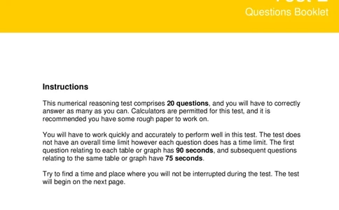 NumericalCriticalReasoningTest2-Questions_2025春招题库汇总_十大行测题库_2023年十大热门题库更新中_05、TalentQ汇总_TalentQ笔试题库中文_TalentQ（图文版-参考）_NumericalReasoning