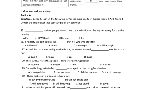 2012年高考英语试卷（上海）（秋考）（空白卷）_英语历年高考真题_新&middot;PDF版2008-2025&middot;高考英语真题_英语（按试卷类型分类）2008-2025_自主命题卷&middot;英语（2008-2025）