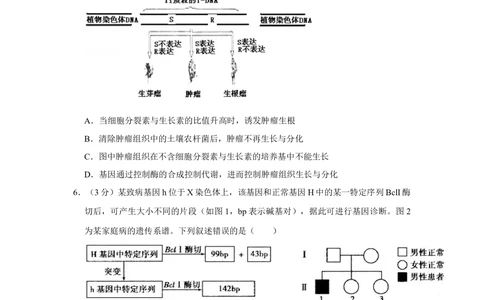 2011年高考生物试卷（天津）（空白卷）_生物历年高考真题_新&middot;Word版2008-2025&middot;高考生物真题_生物（按年份分类）2008-2025_2011&middot;高考生物真题