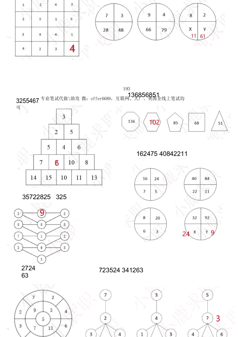 2024智鼎题库汇总195页（带答案解析）_题库可搜答案_智鼎(可搜)