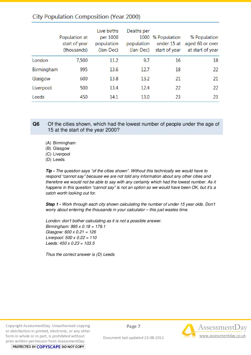 NumericalReasoningTest1-Solutions_2025春招题库汇总_十大行测题库_2023年十大热门题库更新中_05、TalentQ汇总_TalentQ测试题（适合大多数外资银行以及其他企业）_NumericalReasoning