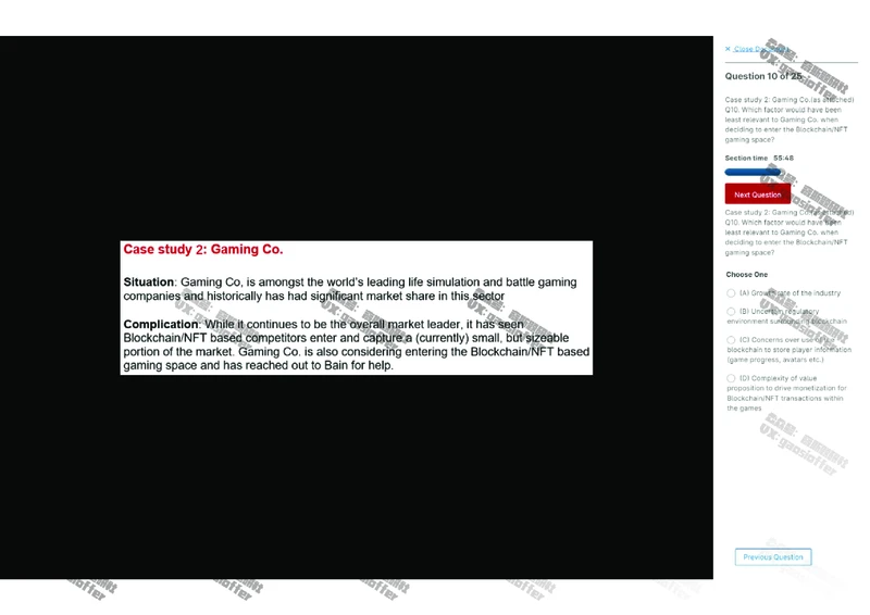 Bain贝恩CN&HKOT第5套_2025春招题库汇总_咨询题库_2023咨询公司合集（7家）_2023贝恩Bain咨询_贝恩CN&HK（hirevue）