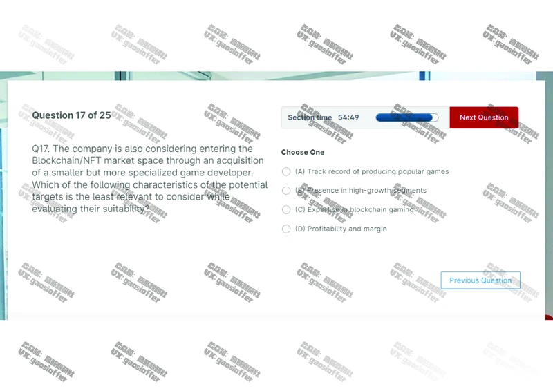 Bain贝恩CN&HKOT第5套_2025春招题库汇总_咨询题库_2023咨询公司合集（7家）_2023贝恩Bain咨询_贝恩CN&HK（hirevue）