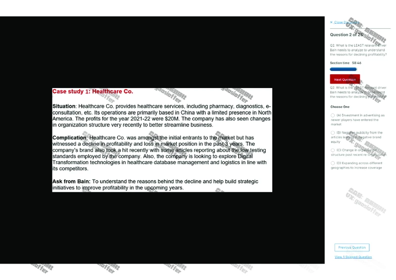 Bain贝恩CN&HKOT第5套_2025春招题库汇总_咨询题库_2023咨询公司合集（7家）_2023贝恩Bain咨询_贝恩CN&HK（hirevue）