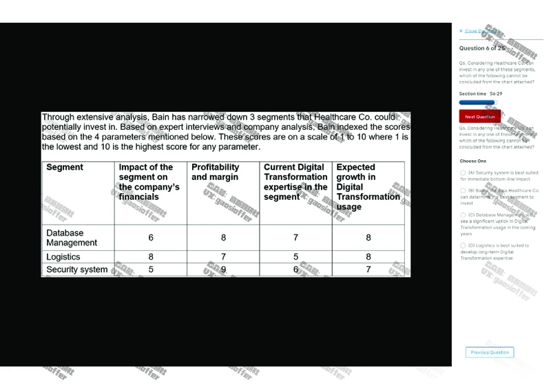 Bain贝恩CN&HKOT第5套_2025春招题库汇总_咨询题库_2023咨询公司合集（7家）_2023贝恩Bain咨询_贝恩CN&HK（hirevue）