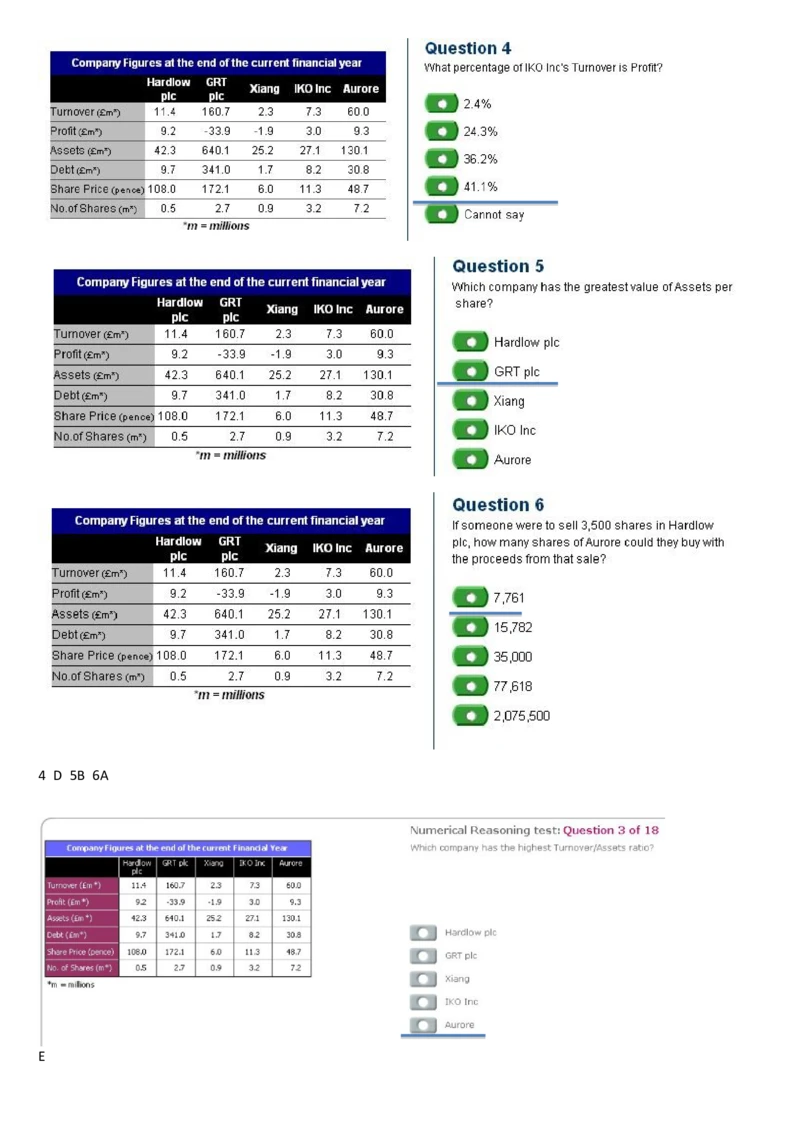 CitiNumerical汇总Part4_2025春招题库汇总_外资银行题库_23花旗_师兄师姐分享资料_花旗银行