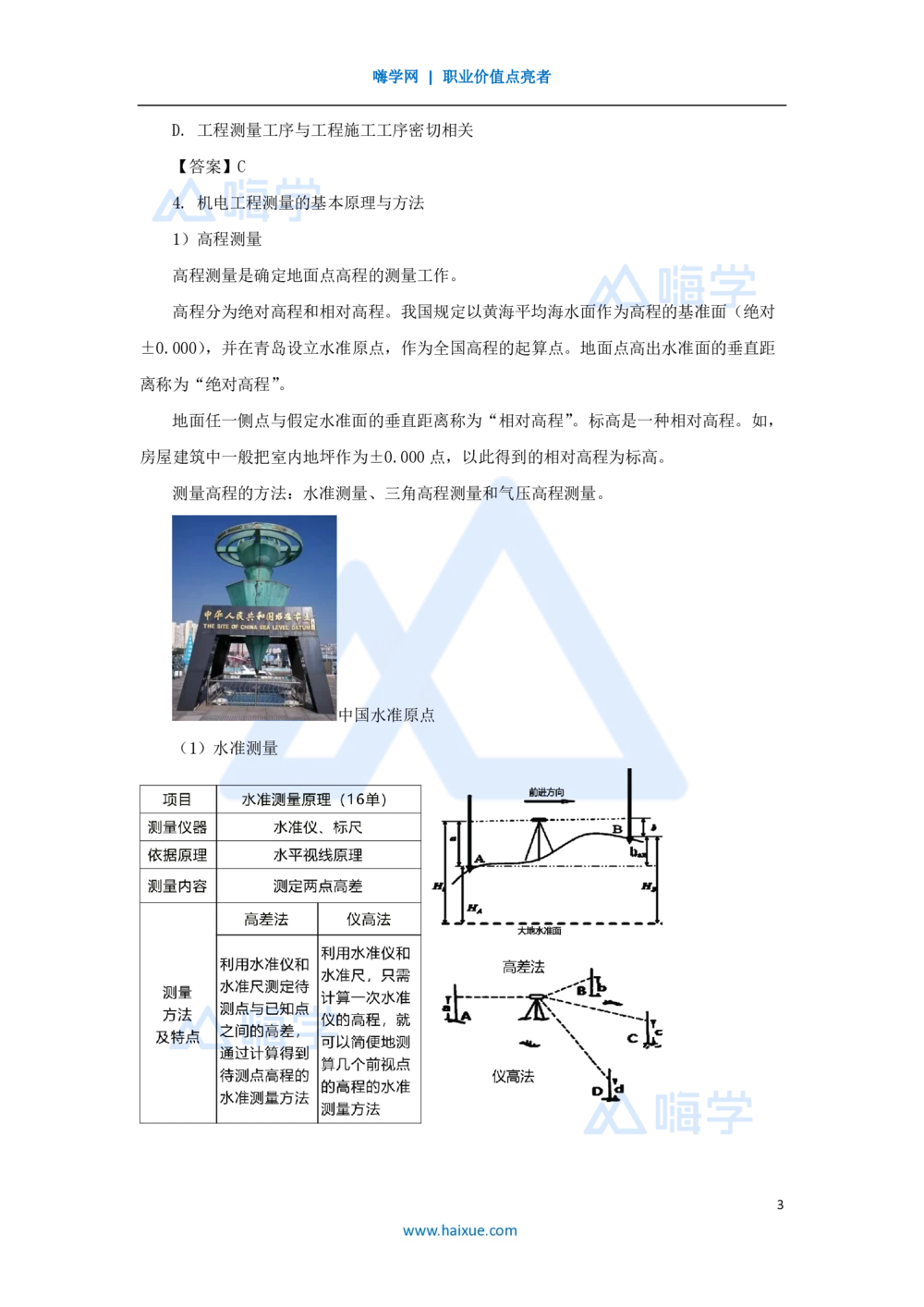 07.2025朱培浩-名师精讲通关-（7）2.1工程测量技术_2026年一级建造师_2026年一建机电_2025年一建机电SVIP_02-基础精讲✿高端面授✿深度强化_27-机电《名师精讲通关》朱培浩HX_讲义
