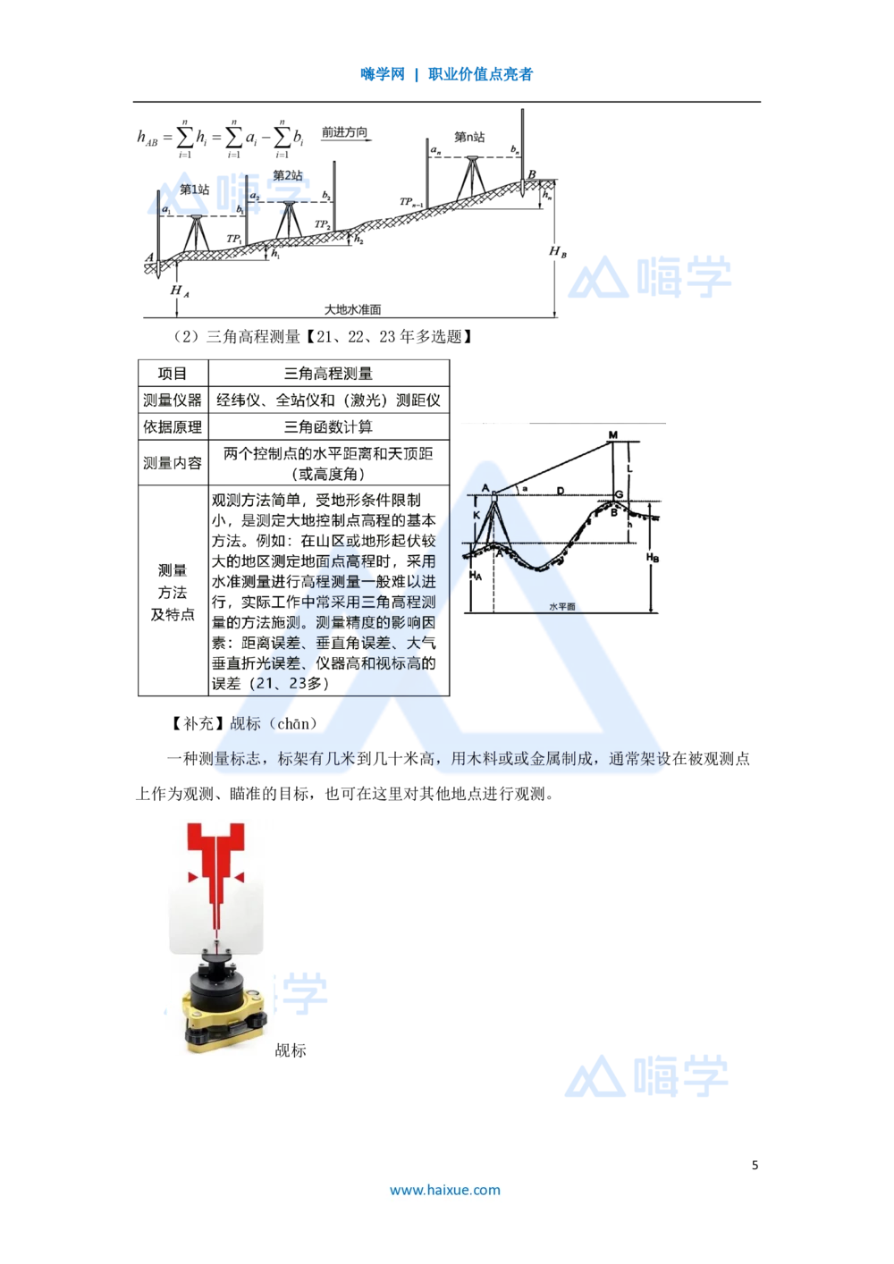 07.2025朱培浩-名师精讲通关-（7）2.1工程测量技术_2026年一级建造师_2026年一建机电_2025年一建机电SVIP_02-基础精讲✿高端面授✿深度强化_27-机电《名师精讲通关》朱培浩HX_讲义