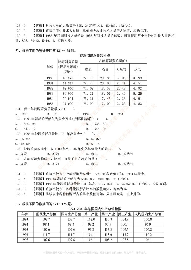 4.通用能力(行测)--资料分析题库+解析☆☆☆_三桶油_中国石油_中石油笔试(1)_4、中石油招聘笔试练习题库（EPI能力测试部分）_招聘笔试最新练习题库
