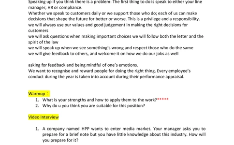 3.HSBCJobsimulationsummary(English)_2025春招题库汇总_外资银行题库_23汇丰_师兄师姐参考_汇丰银行校招(最新)_JSA真题