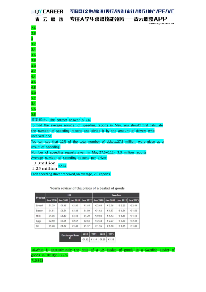 ElementsNumerical_2025春招题库汇总_十大行测题库_2023年十大热门题库更新中_05、TalentQ汇总_TalentQ笔试题库英文_03、英文-解析版_numerical文字版