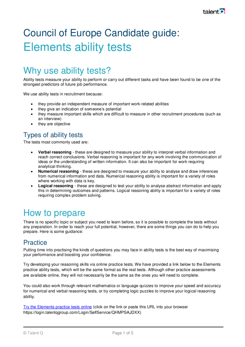 Elementsabilitytests介绍_2025春招题库汇总_十大行测题库_2023年十大热门题库更新中_05、TalentQ汇总_TalentQ测试题（适合大多数外资银行以及其他企业）