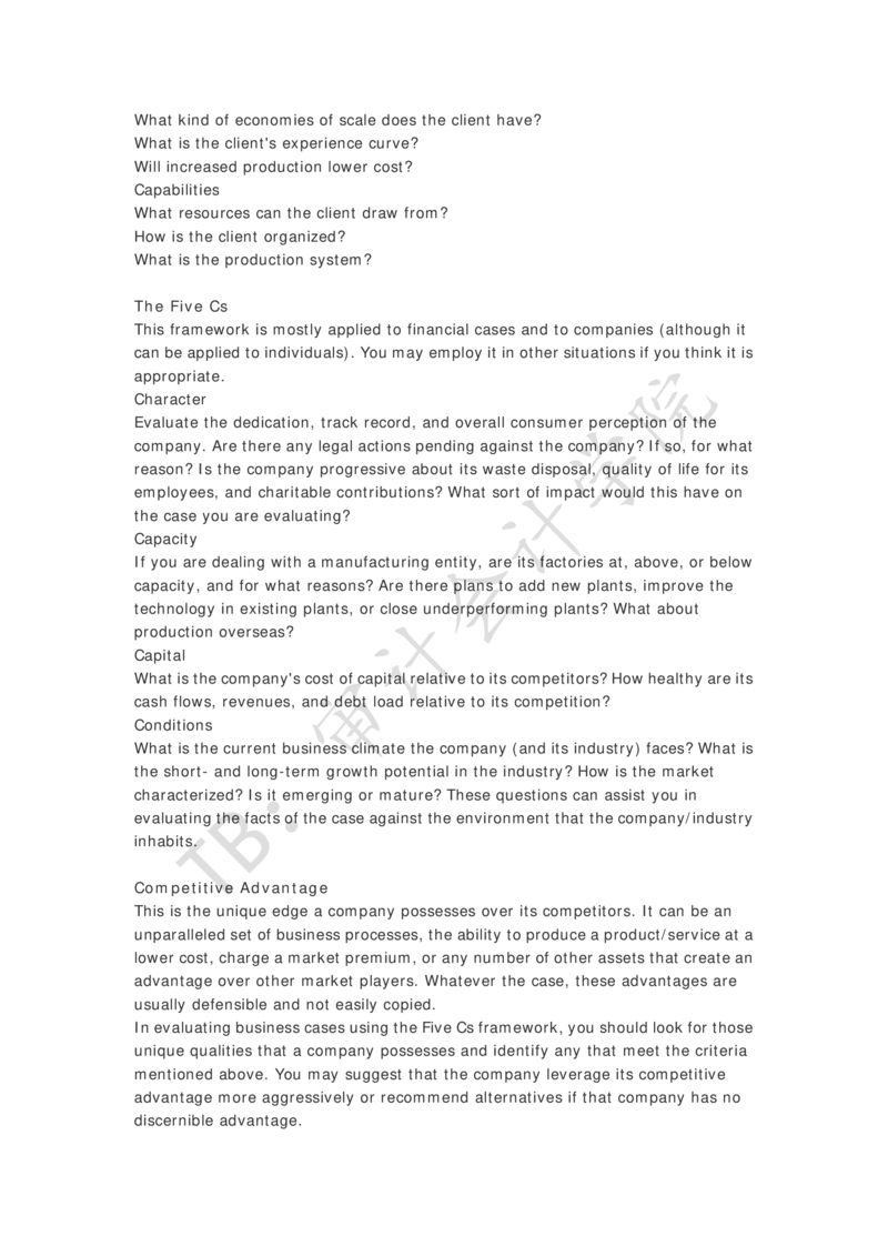 Case-interview分析工具-框架_2025春招题库汇总_四大case题库_2023四大面试资料（免费更新3个月）_模型&方法论（学习case分析思路）_方法