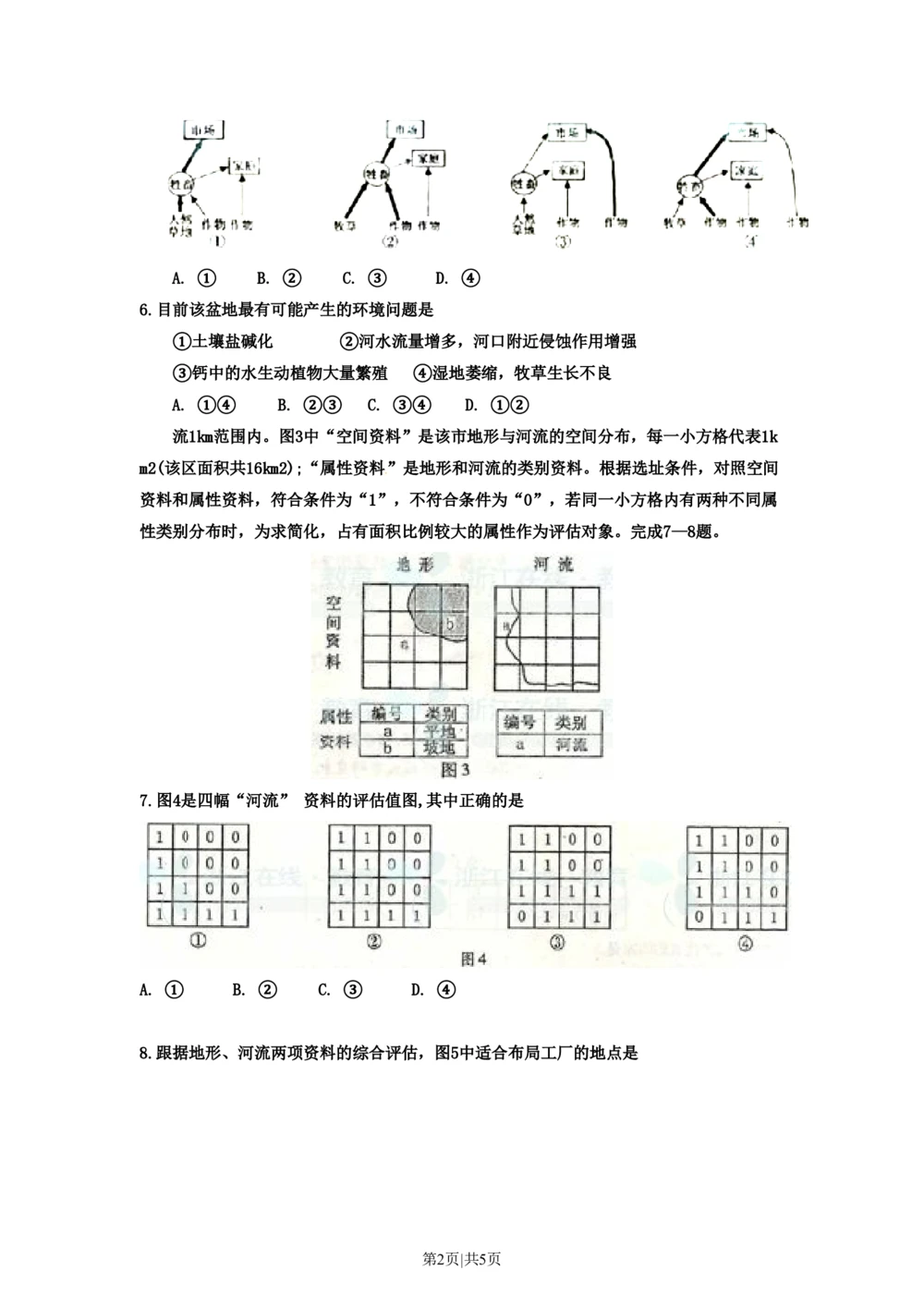 2011年高考地理试卷（浙江）（空白卷）_地理历年高考真题_新&middot;PDF版2008-2025&middot;高考地理真题_地理（按省份分类）2008-2025_2008-2025&middot;（浙江）地理高考真题