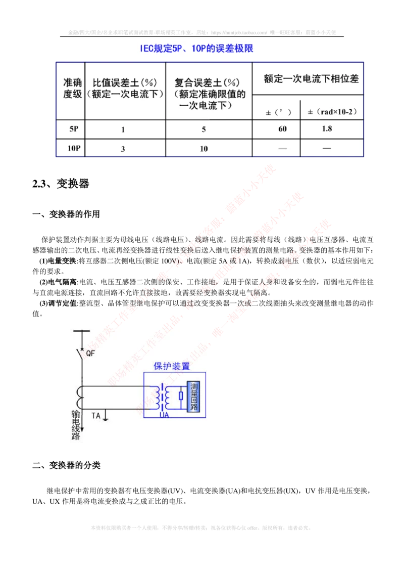 5-电气类专业知识点--电力系统继电保护_2025春招题库汇总_国企题库_中国铁塔_2-中国铁塔完整版知识点笔记（仅需看自己的专业）_2-中国铁塔完整版知识点笔记资料_电气工程类
