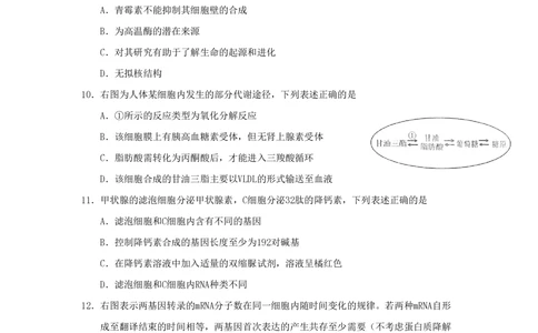 2011年高考生物试卷（上海）（空白卷）_生物历年高考真题_新&middot;PDF版2008-2025&middot;高考生物真题_生物（按试卷类型分类）2008-2025_自主命题卷&middot;生物（2008-2025）_上海自主命题&middot;生物（2008-2022）