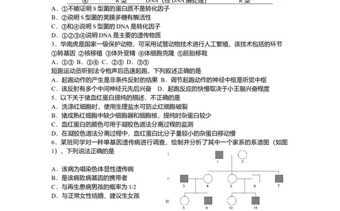 2011年高考生物试卷（广东）（空白卷）_生物历年高考真题_新&middot;Word版2008-2025&middot;高考生物真题_生物（按省份分类）2008-2025_2008-2025&middot;（广东）生物高考真题