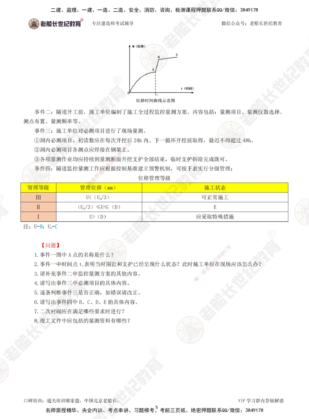 06老船长一建公路&mdash;&mdash;点题强化直播06-题目_2026年一级建造师_2026年一建公路_2025年一建公路SVIP_04-冲刺串讲✿考点强化✿小灶集训_21-公路《点题强化班》老船长JQ推荐_讲义