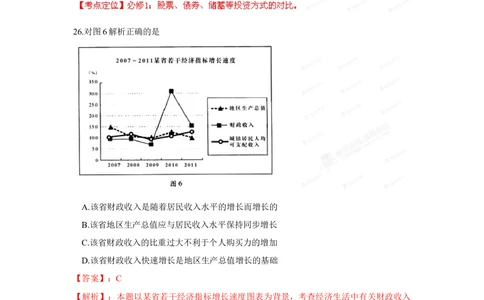 2012年高考政治试卷（广东）（解析卷）_政治历年高考真题_新&middot;Word版2008-2025&middot;高考政治真题_政治（按年份分类）2008-2025_2012&middot;政治高考真题