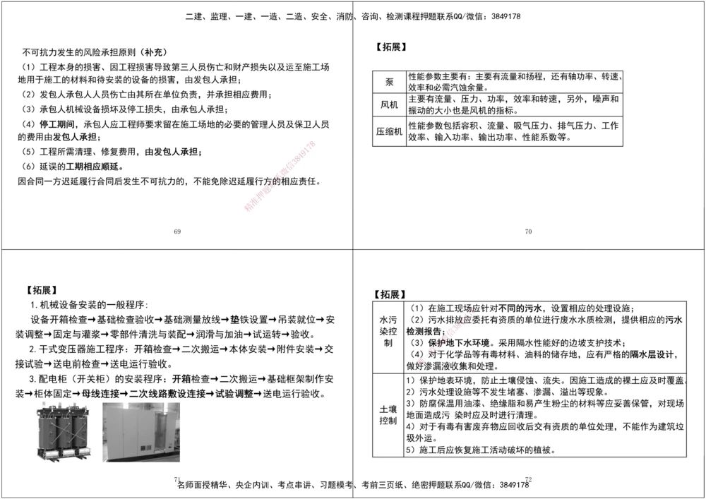 08.第一次课-第五次课拓展汇总黑白打印版_2026年一级建造师_2026年一建机电_2025年一建机电SVIP_04-冲刺串讲✿考点强化✿小灶集训_28-机电《A计划案例专练》马明宇XT