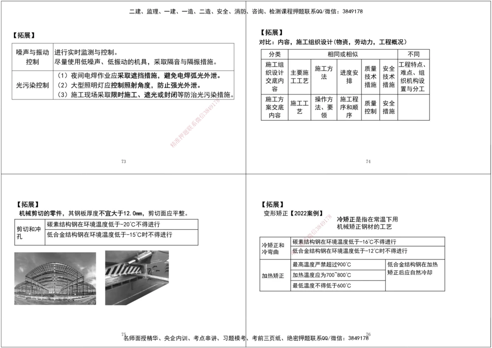 08.第一次课-第五次课拓展汇总黑白打印版_2026年一级建造师_2026年一建机电_2025年一建机电SVIP_04-冲刺串讲✿考点强化✿小灶集训_28-机电《A计划案例专练》马明宇XT