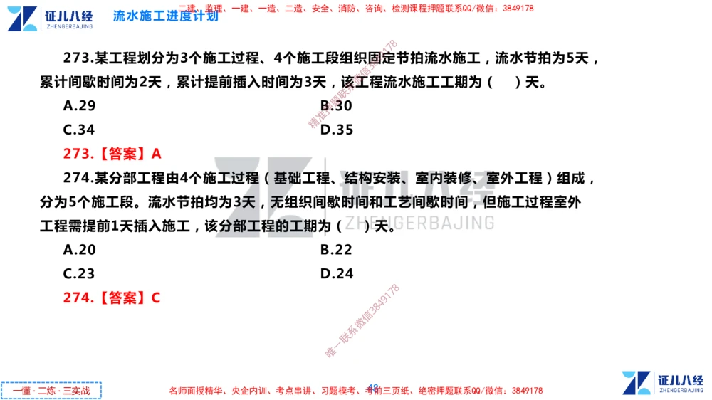 (8)--一建管理点题映射4-答案版-讲义_2026年一级建造师_2026年一建管理_2025年一建管理SVIP_03-习题精析✿实战特训✿模考通关_54-管理《点题映射班》杨建国ZBJ