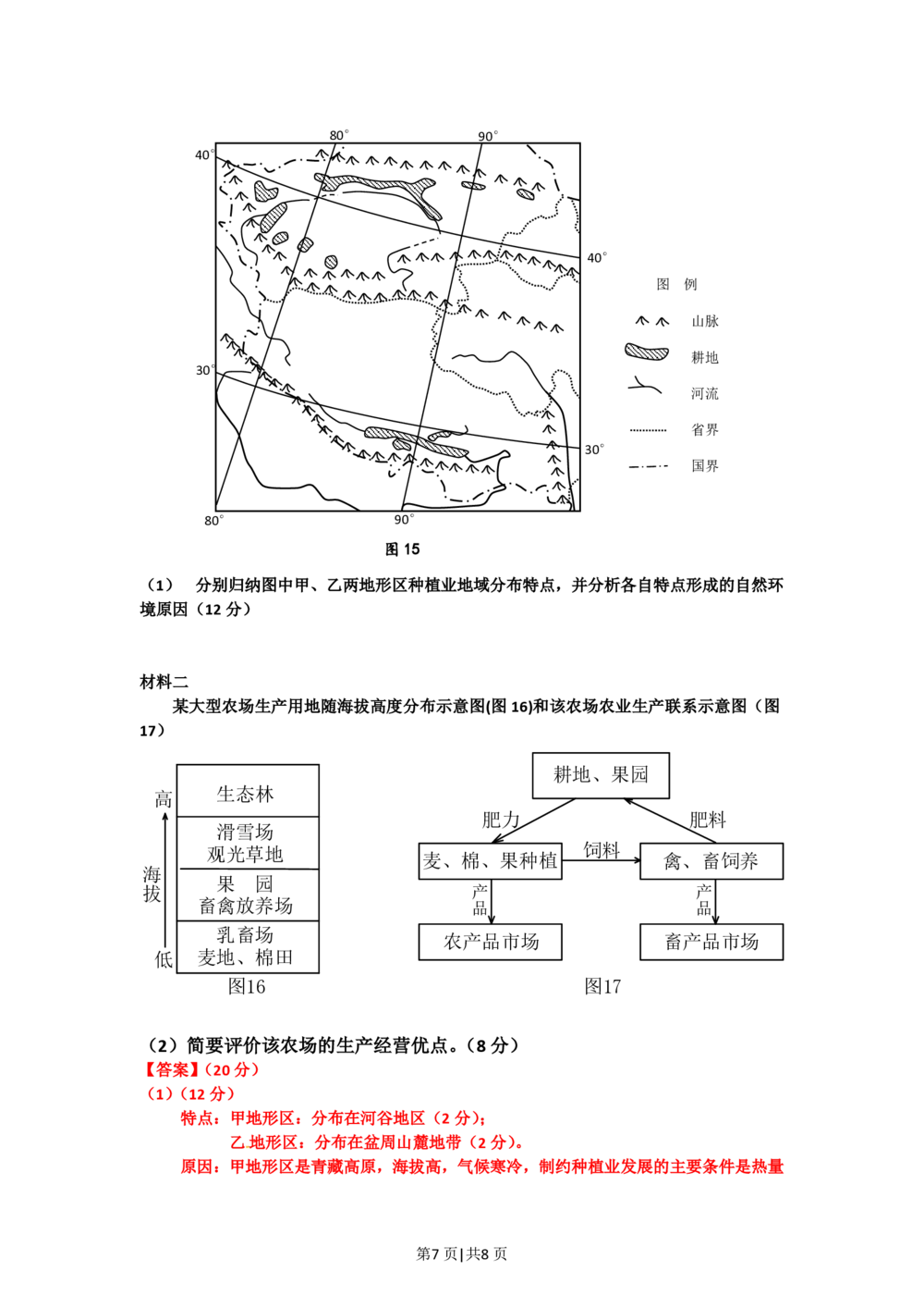 2012年高考地理试卷（四川）（解析卷）_地理历年高考真题_新&middot;PDF版2008-2025&middot;高考地理真题_地理（按试卷类型分类）2008-2025_自主命题卷&middot;地理（2008-2025）_四川自主命题&middot;地理（2008-2015）